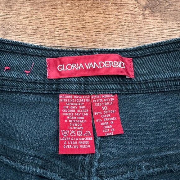Vintage Gloria Vanderbilt High Rise Black Denim Jean - Picture 6 of 8